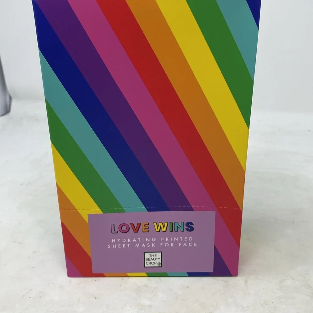 Hydrating Printed Sheet Mask for Face -Love Wins Pride 1 Box (includes 12 Masks)